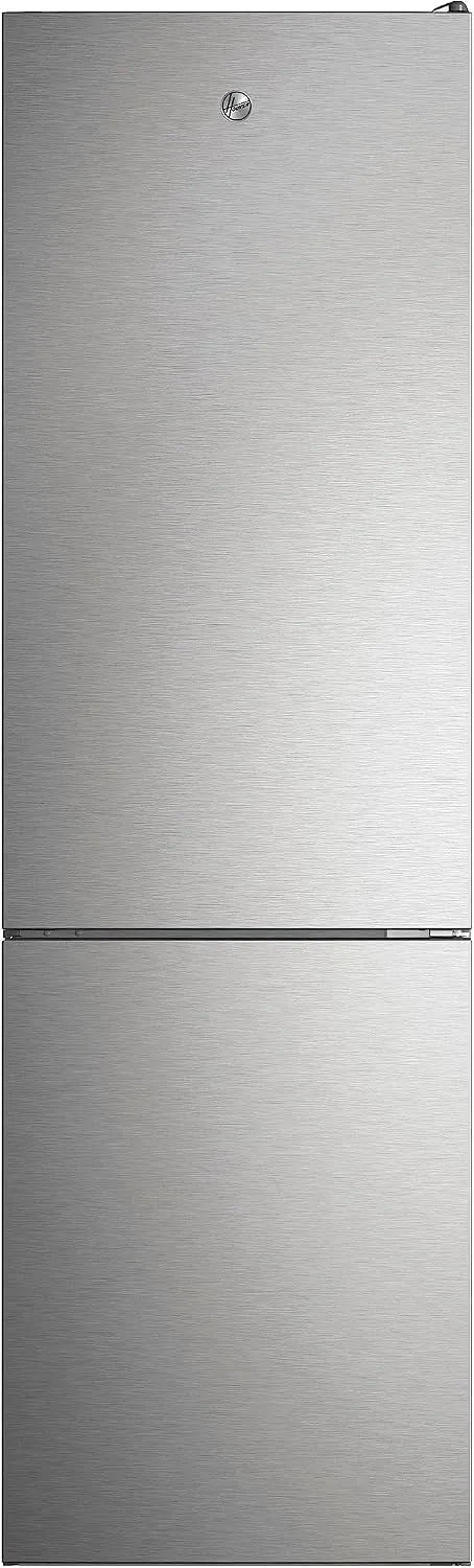 Hoover Modell HOCE4T620CX, Wifi connected & Smart hOn–App, in freistehender Ausführung, Inox Look, 2D Kühl-Gefrier-Kombination, Energieklasse C