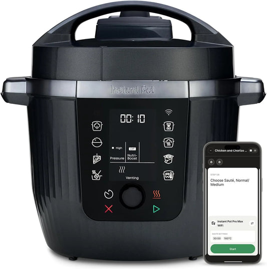 Modell Pro 10-in-1-Multikocher Instant Pot, Schnellkochtopf, Reiskocher, Joghurtbereiter, Dampfgarer, Backen, spülmaschinenfest., Pro 5,7 l, Sauteuse