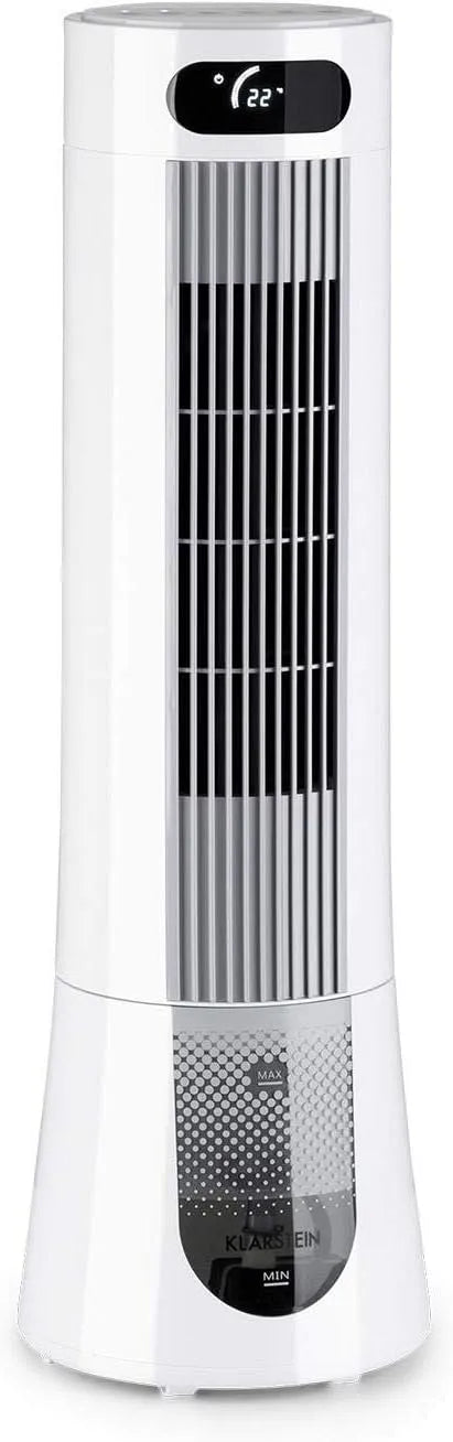 Klarstein Luftreiniger, Mobile Klimageräte Luftkühler 7L, 5-in-1 Verdunstungskühler, 45 Watt Air Cooler, 132 m³/h Luftstrom, Luftbefeuchter