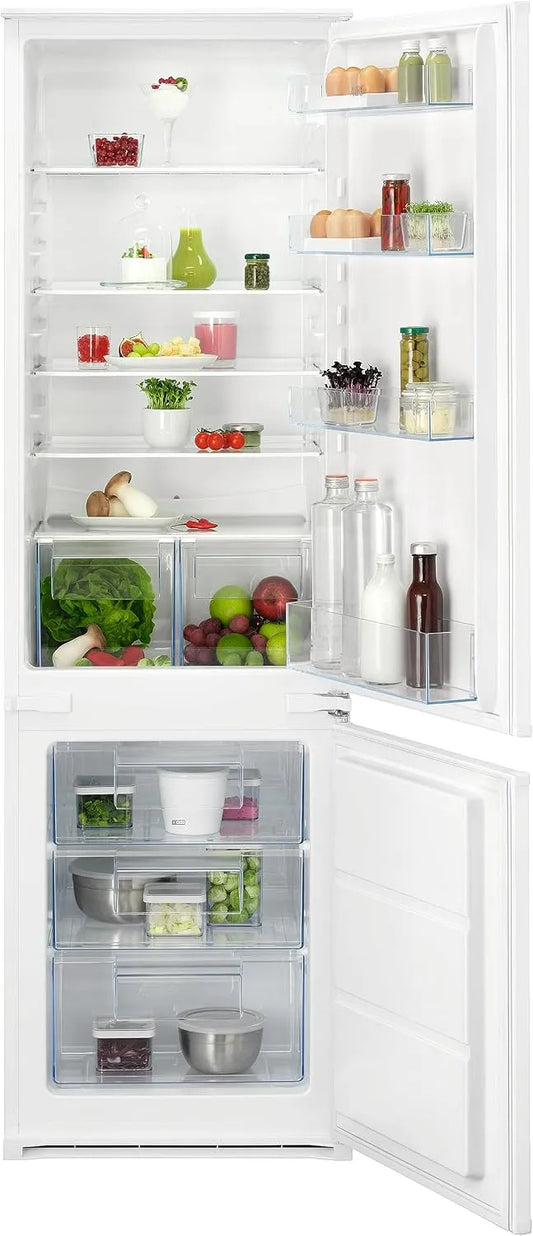 AEG Modell 5000 OSC5S183ES, Kühlen 198L, Serie ColdSense: schnelle Temperatur-Wiederherstellung, LED-Display, Schlepptür, Gefrieren 73L, LowFrost