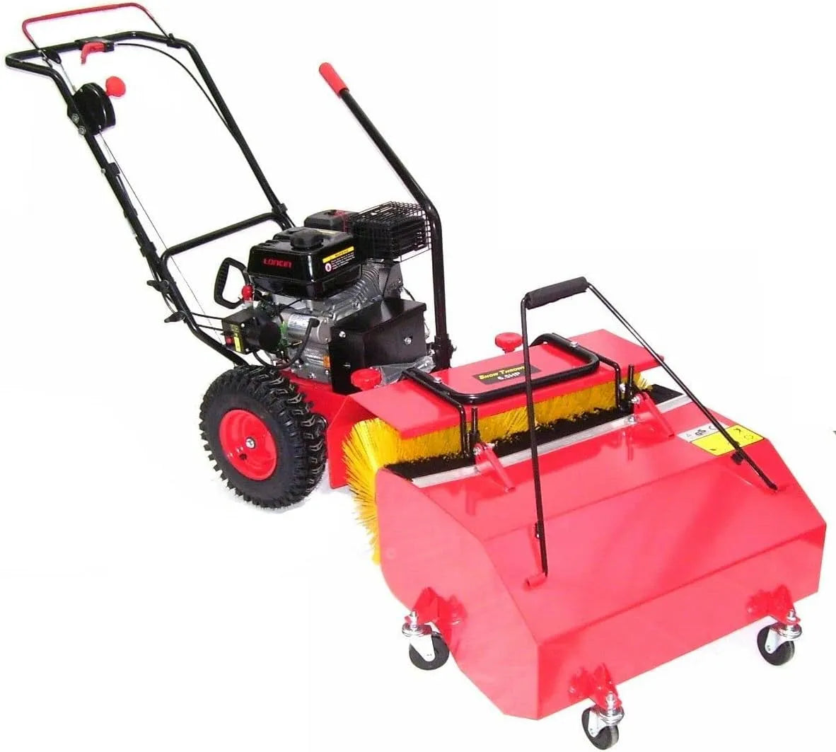 Schneefräse 3in1 55734, Kehrm.+Auffangb., Elektro Start Kombi Kehrmaschine Motorbesen Schneeschiebe AWZ