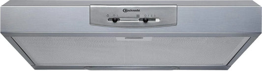 Bauknecht Dunstabzugshaube 5460 IN/1, 1 Unterbau, Breite 60cm, 103,3 kWh, Fassungsvermögen 3 Leistungsstufen, DC IN, Kompakt-Dunsthaube, Edelstahl
