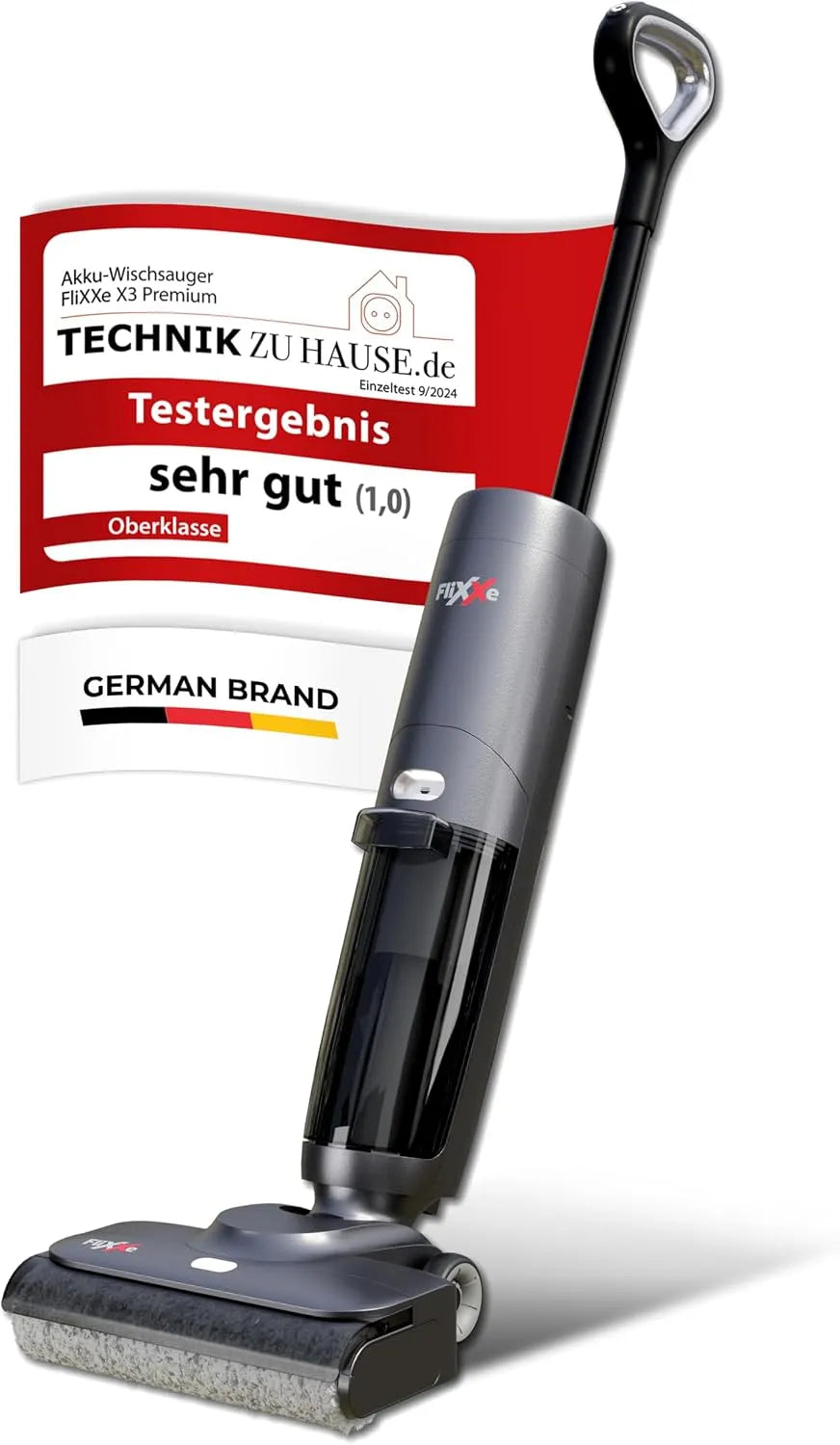 Nass- und Trockensauger 2in1, X3 Staubsauger mit Wischfunktion, X3 Modell, DEUTSCHE Marke, Saugwischer Wischsauger kabellos akkubetrieben
