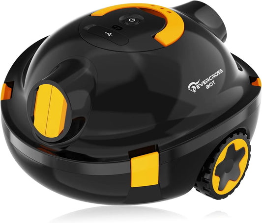 Poolroboter Y10, Automatische Poolsauger mit Selbsteinparkfunktion 180 μm Filter, 100 Min Batterielaufzeit, für Pools bis zu 120㎡, Modell Pool