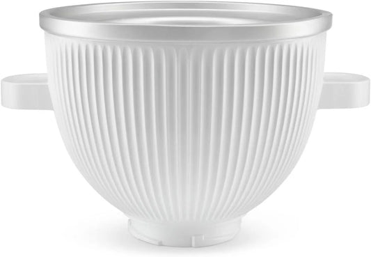 KitchenAid Eismaschine 5KSMICM, Fassungsvermögen 1,9L, Zubehör Speiseeisbereiter, Aufsatz für Küchenmaschine, Schüssel