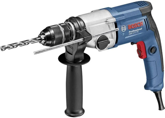 Bosch Bohrmaschine GBM 13, Professional -2 RE, 1,5, 13mm, Tiefenanschlag 210mm, inklusive. Hochpräzises Schnellspannbohrfutter, Zusatzhandgriff