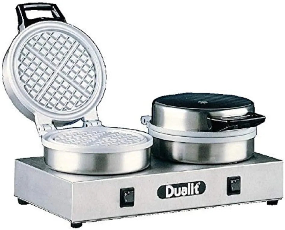Silber 74002 DUALIT Waffeleisen, 190, H, mm, x 400, W, x 220, D