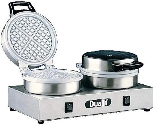 Silber 74002 DUALIT Waffeleisen, 190, H, mm, x 400, W, x 220, D