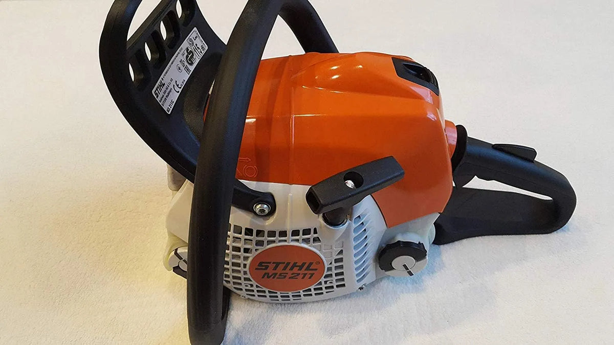 STIHL Motorsäge MS 211 PM, Kettensäge, mit 35cm Schnittlänge + 1.3mm Kette für handliche Arbeiten, mit sehr guten Schnittleistungen