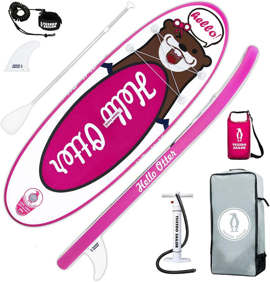 Tuxedo Sailor, Paddle Board für Erwachsene und Jugendliche, Stand Up Paddle Board Aufblasbares SUP Board Stand-Up Paddling mit Zubehör