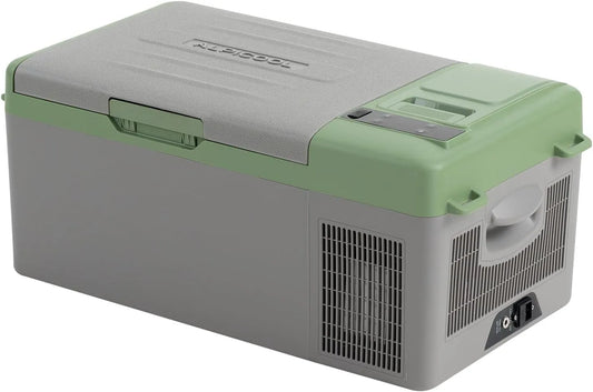 Kompressor Y15E, 20℃-20℃, Boot, Wiederaufladbar, Alpicool 15L Kühlbox 12v Mini Kühlschrank Elektrische Camping-Gefrierbox Klein tragbar für Auto, Lkw