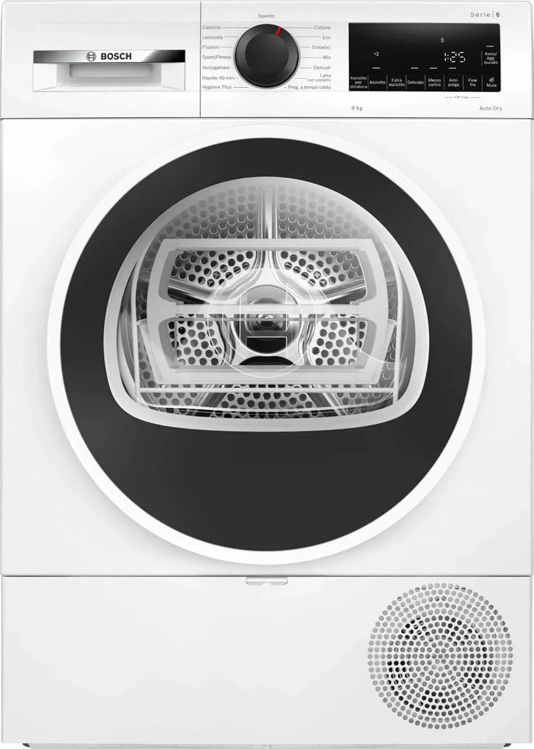 Wäschetrockner WQG243D8IT, Gewicht 9 kg, mit Wärmepumpe, in freistehender Ausführung, Energieeffizienzklasse C