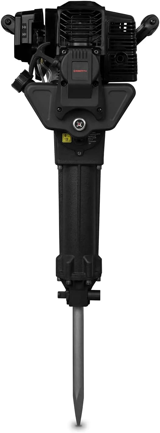 Modell 2-Takt Benzin 5PS 52ccm 1500 EBERTH Abbruchhammer, Stemmhammer Meißelhammer mit 2, 700 Schläge, 20-55 Joule, inklusive. 30x390mm Spitzmeißel