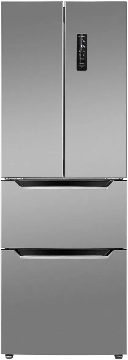 Bomann Kühlschrank KG 7361, Breite 186cm, 39dB, Fassungsvermögen 320L, mit Gefrierfach, No-Frost Gefrierteil, Kühl Gefrierkombination mit MultiAirflow