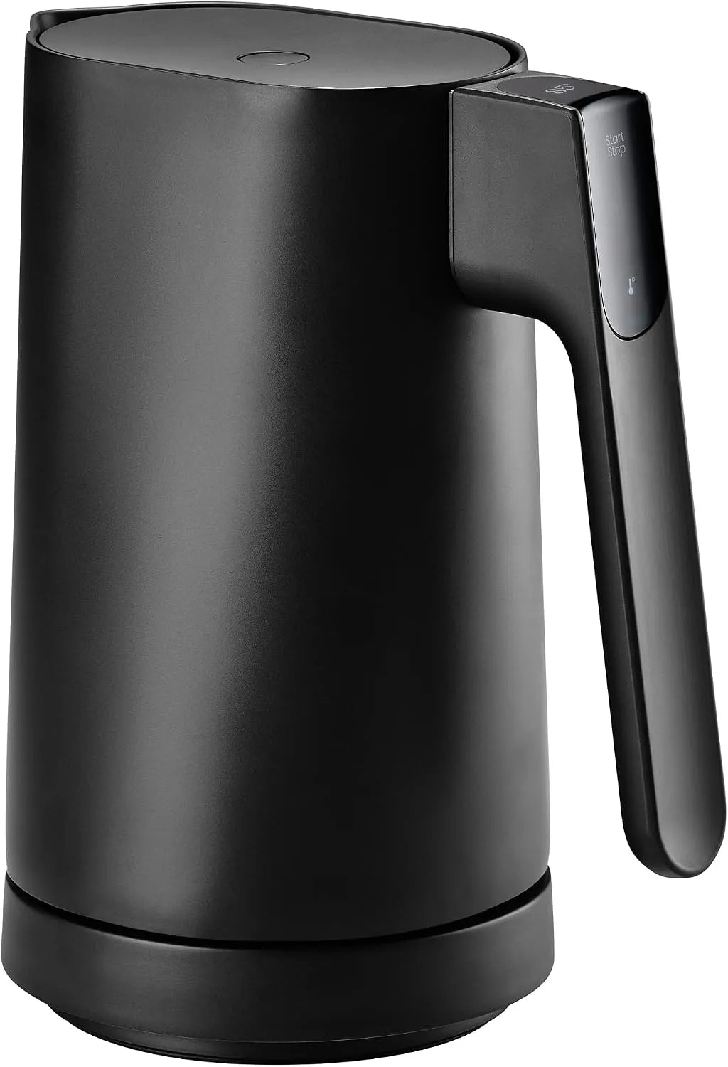 Wasserkocher Jacob Jensen Elektrischer, Fassungsvermögen 1,2 Liter, Signalton, BPA-Frei, mit Temperatureinstellung von 70°C bis 100°C, in Schwarz