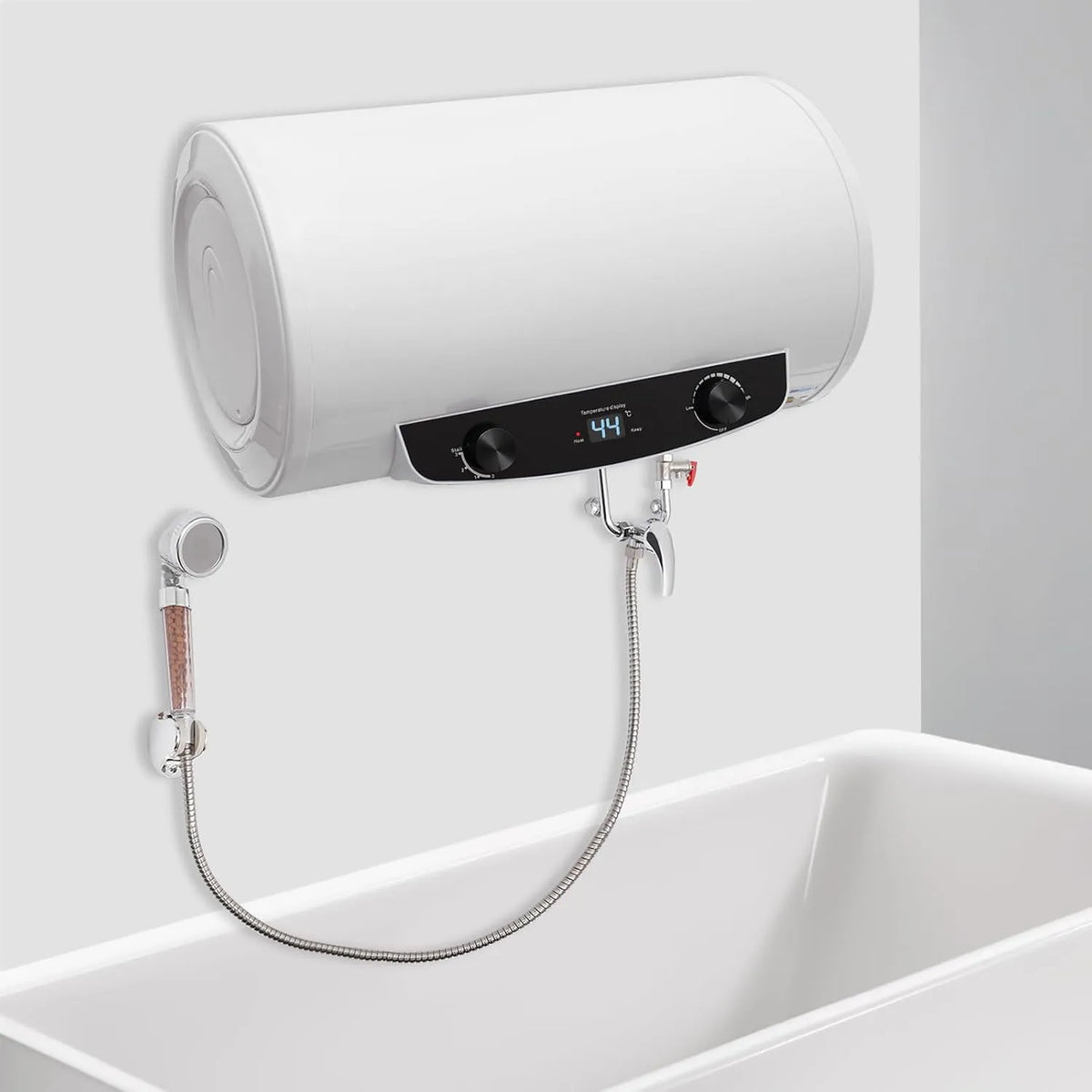 Warmwasserbereiter, Smart Control LED 30L 220V, Elektrischer Tank-Wassererhitzer Elektrospeicher Wassererhitzer Elektroboiler