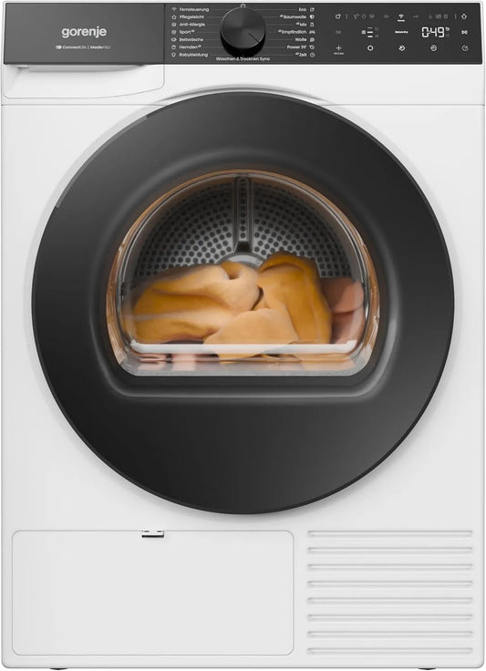 Gorenje Modell D5G69CP, 15 Betriebsprogramme, FastDry Pro, ConnectLife, TwinAir, NatureDry, EEK: D, Gewicht 9kg, Trockner