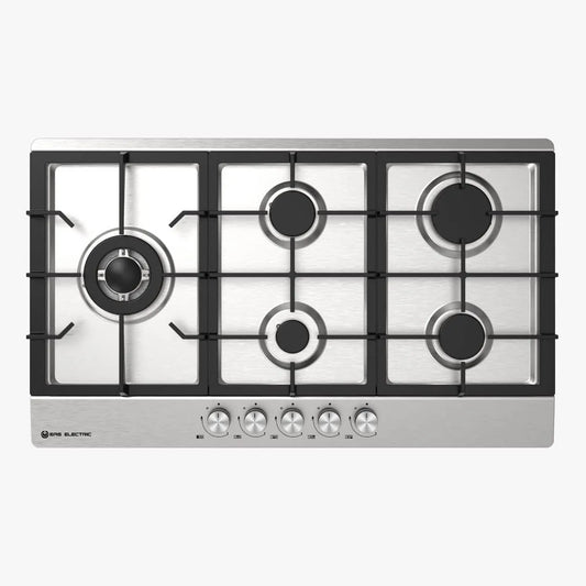 Kochfeld EMH900GBNX, Gaskochfeld 90 cm 5 Kochplatten