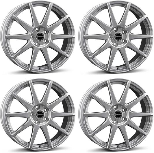 4x Borbet Felgen GTX 8.0x19 5x114.3 titan glossy kompatibel ET53, mit Kia cee'd Ceed Niro pro ProCeed Sorento Soul Sportage Venga