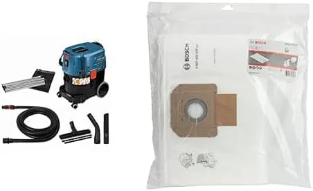 Bosch Staubsauger, Professional Industriestaubsauger Gas 35 L SFC+, 3 m Schlauch, + 5 Stück Vlies Beutel