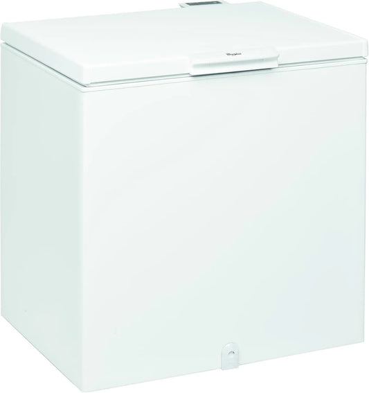 Whirlpool 86.5 cm Höhe WHS2121, Fassungsvermögen 204 L Gefrierteil, 234 kWh, Gefriertruhe, Jahr, Gefriergutkalender, Supergefrierfunktion