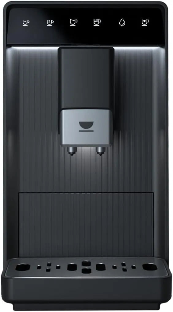 Kaffeemaschine 2-Tassen-Funktion, Fassungsvermögen 1,5 l Wassertank, Thermoblock-Heizsystem, in Schwarz, 19 Bar, Automatische Reinigung