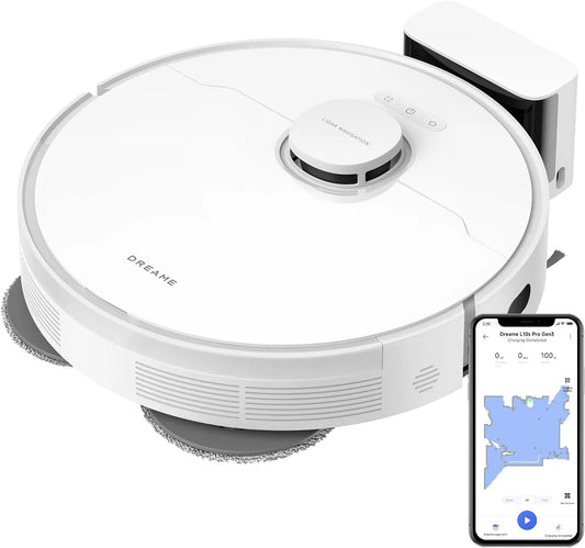 Dreame Modell L10s Gen3 5.200mAh-Akku, automatische Moppanhebung um 7 mm, DuoScrub-Wischsystem, Vormax-Saugkraft mit 13.000 Pa