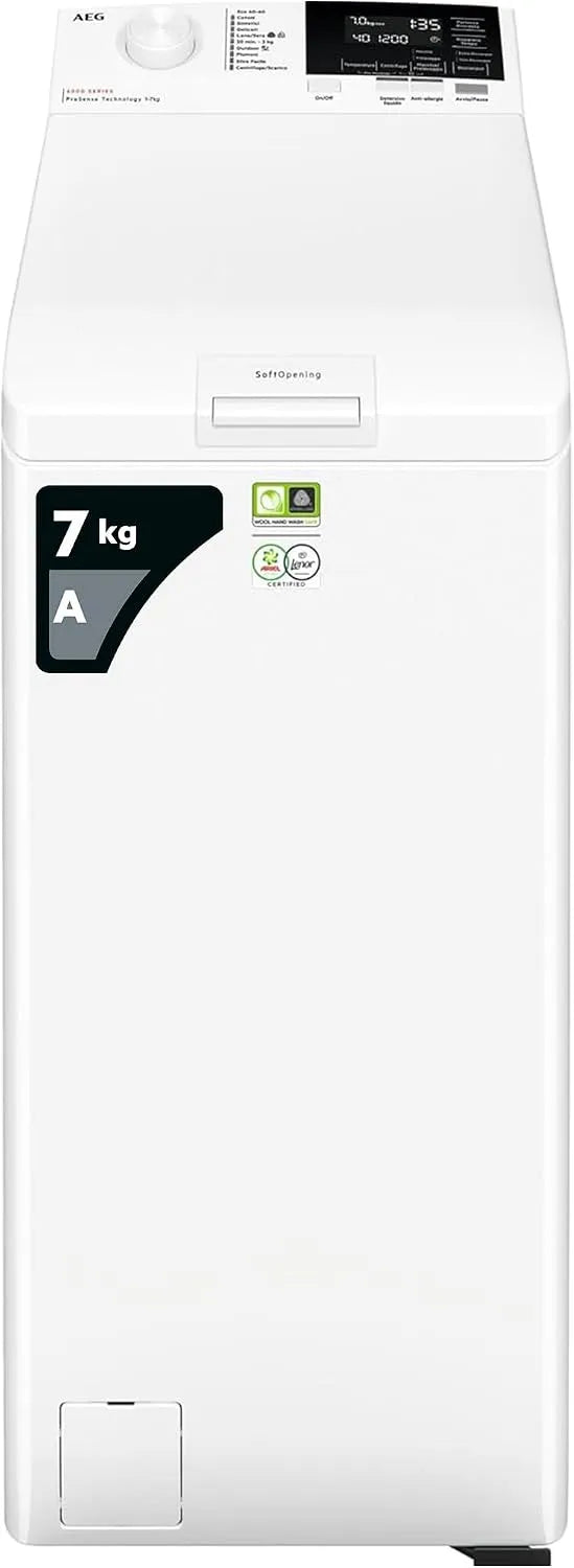 AEG Waschmaschine LTR6G37A 6000, Toplader Serie Prosense 7 kg