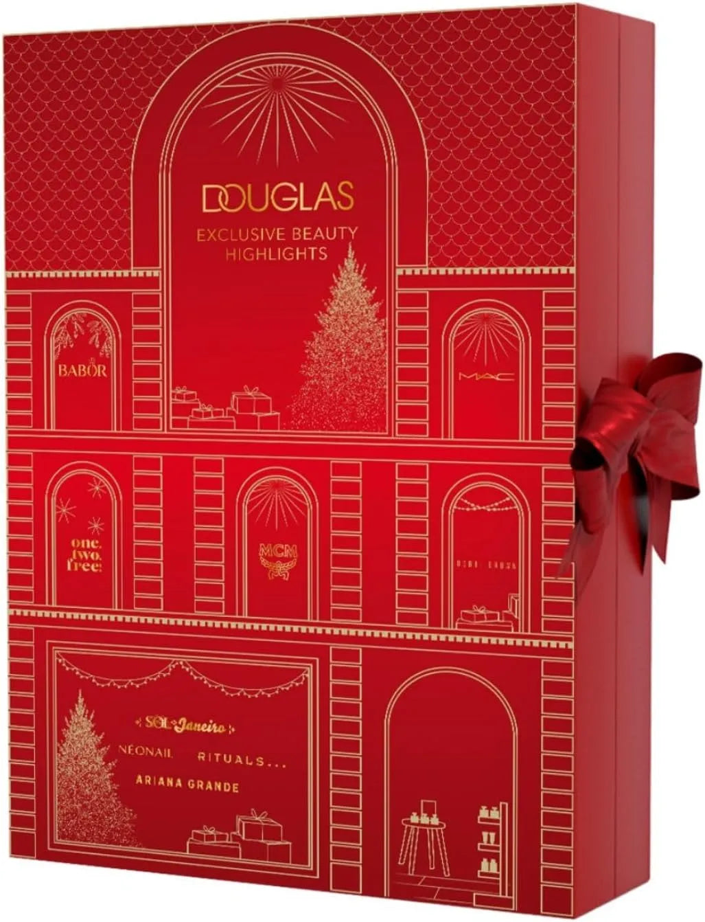 DOUGLAS Adventskalender, 2024 Beauty -CLASSIC EDITION- Frauen + Mädchen Kosmetik Advent Kalender, 24 Kosmetik Geschenke Wert 350 €, Pflege Frau