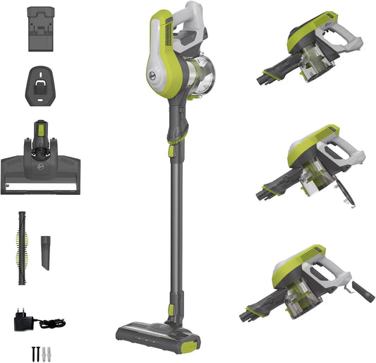 Hoover Akku-Staubsauger HF110H, XL Staubbehälter & Parkfunktion I Akkusauger mit Fugendüse & Staubbürste