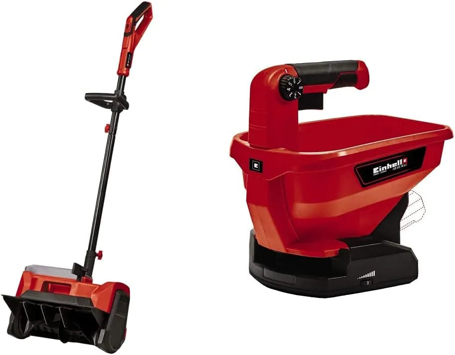 Einhell Schneefräse GE-ST 36 GE-US 18, Akku /40 Li E-Solo Power X-Change, Spannung 36 V, Arbeitsbreite 40 cm, Fassungsvermögen 3,3 l, Li-Ion, rot