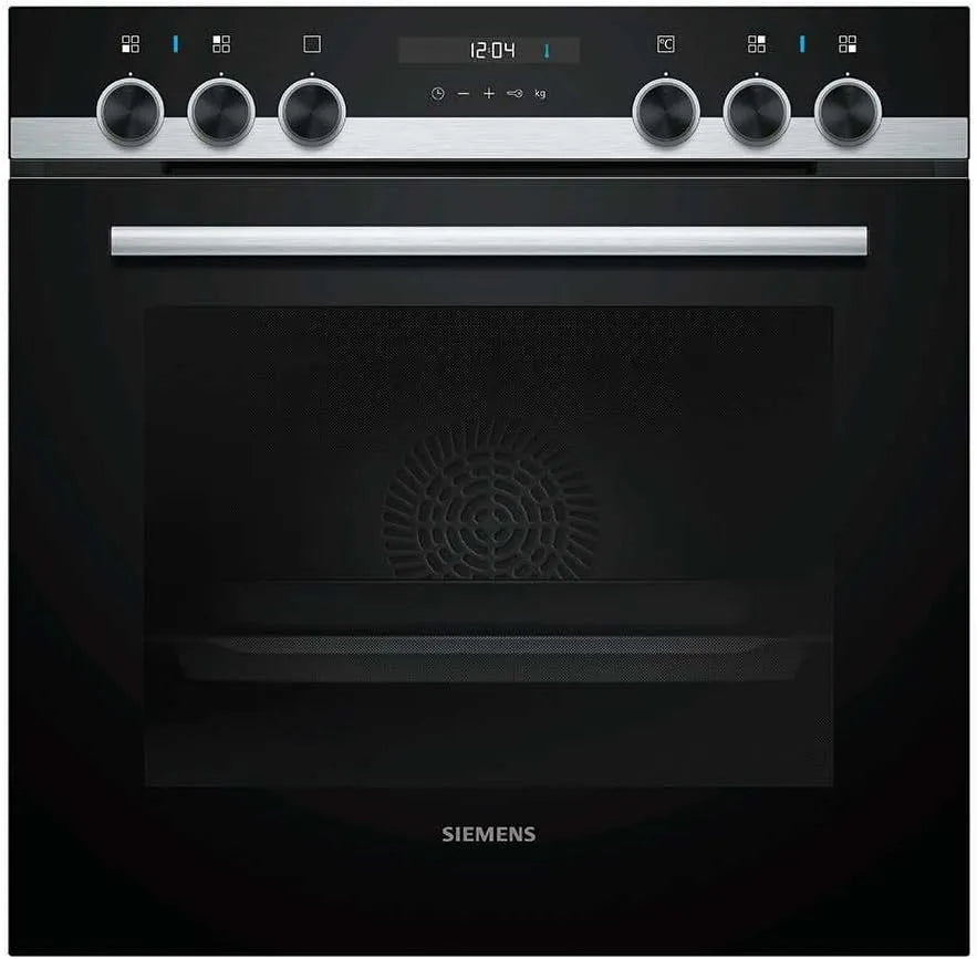 Siemens Backofen HE517ABS0, Elektro, Klapptür, Edelstahl, Breite 59.4 cm, Einbau, Vollglas-Innentür