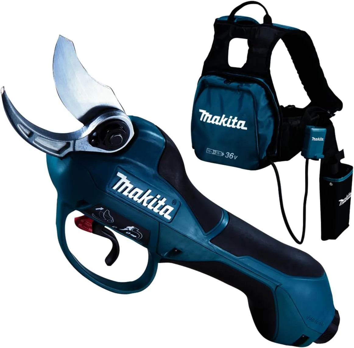 Makita Modell DUP362Z, Akku-Astschere 2x18 V, ohne Akku, ohne Ladegerät
