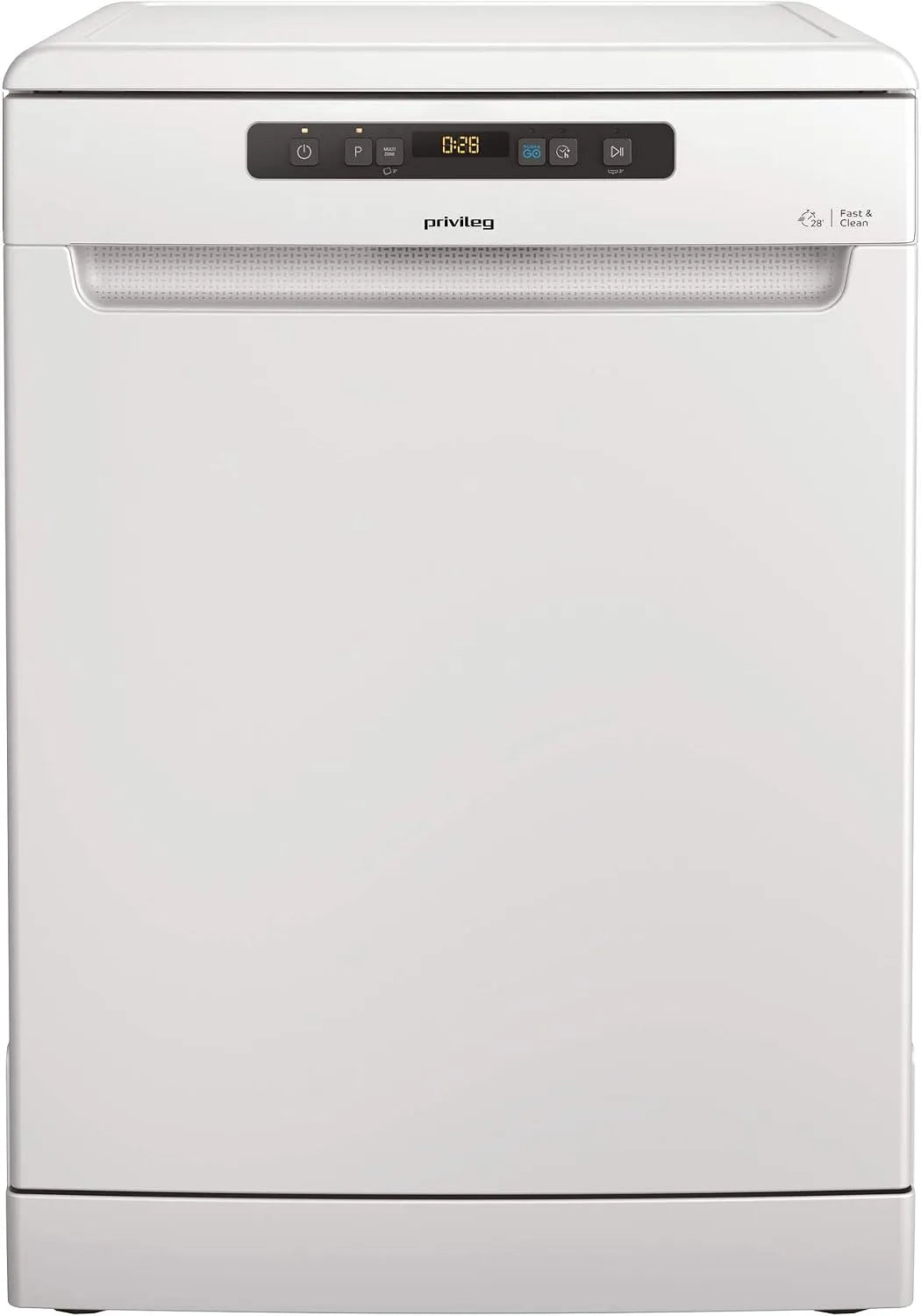Geschirrspüler 3T133, Privileg RFO A F Freistehender 60 cm, 14 Maßgedecke, Fast&Clean 28', Energieklasse D, Auto Door, Push&Go, Intensivprogramm