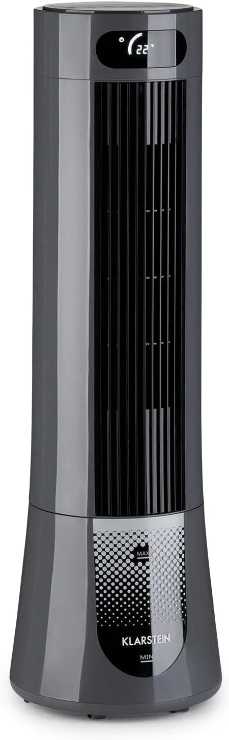 Klarstein Luftreiniger, Mobile Klimageräte Luftkühler 7L, 5-in-1 Verdunstungskühler, 45 Watt Air Cooler, 132 m³/h Luftstrom, Luftbefeuchter