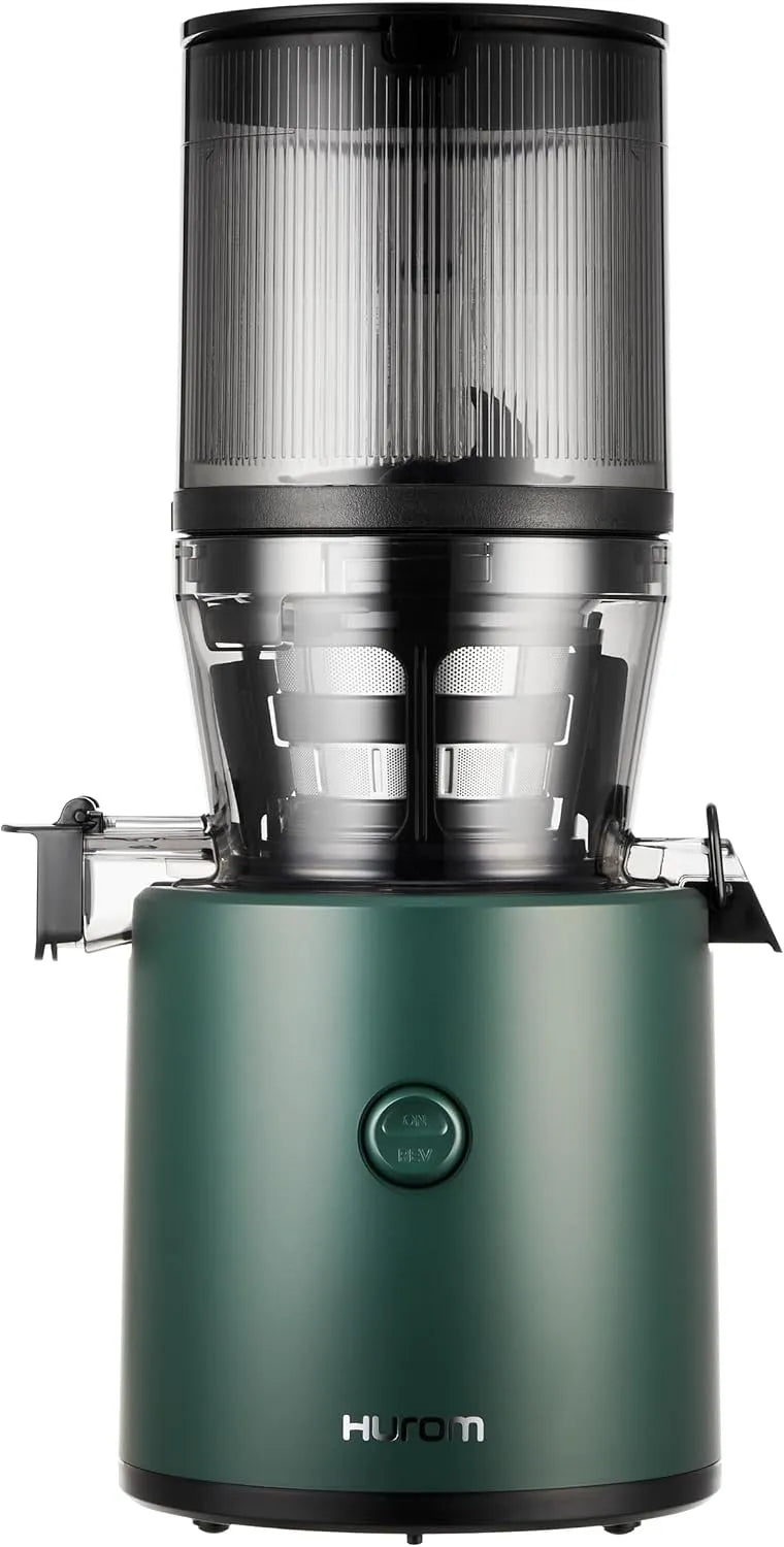 Entsafter H320N, Leicht zu Reinigen mit Großem Behälter und Siebfilter 2L, 200 Watt, Hurom Slow Juicer, Ruhiger Motor, Gemüse und Obst, BPA Frei