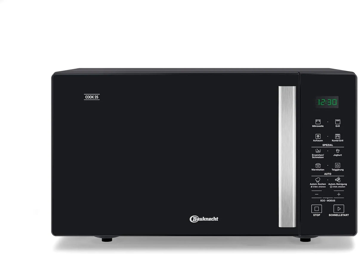 Bauknecht Mikrowelle MW 253 SM2, Fassungsvermögen 25 Liter, Grill, Schmelzen, Joghurtfunktion, Teigfunktion, AutoClean