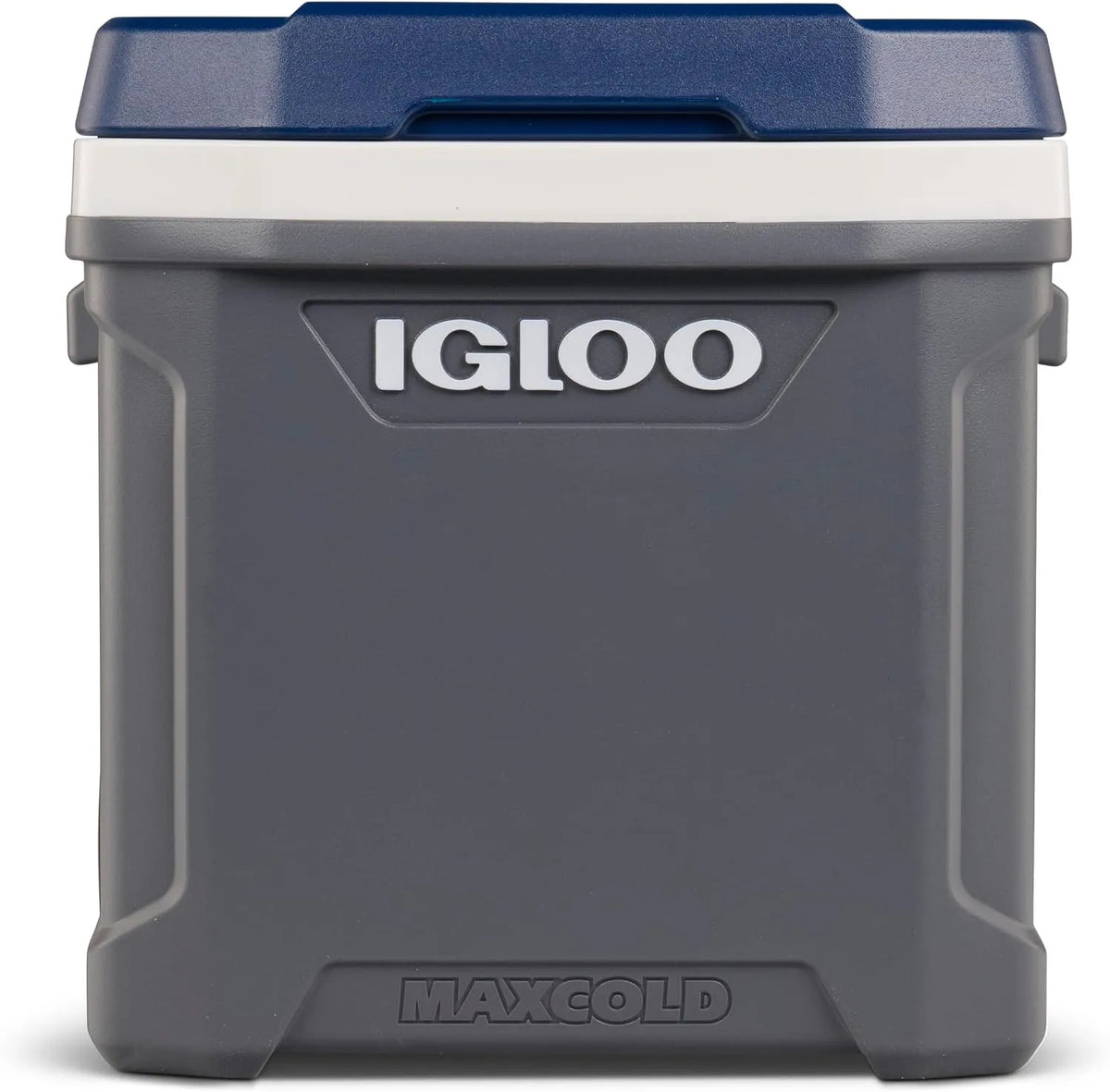 Kühlbox, IGLOO Maxcold 62 Roller, Fassungsvermögen 58 Liter, Große, Robuste für Camping, Arbeit, Freizeit und Festivals, Farbe Grau