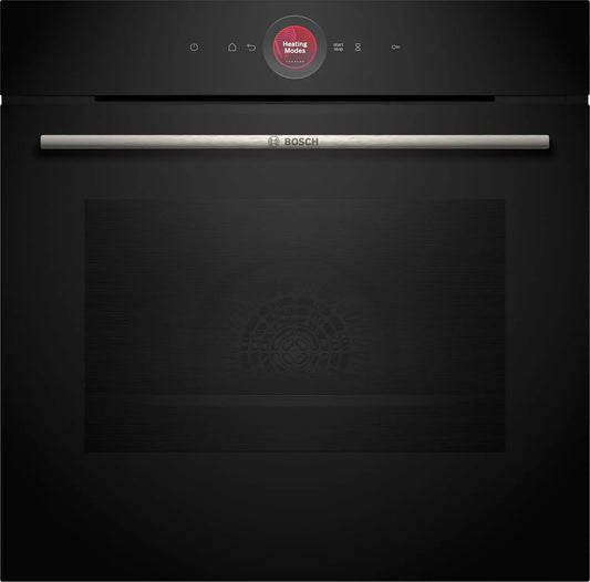 Bosch Backofen HBG7341B1, Serie 8 Smarter Einbau, Maße 60 x 60 cm, 3D Heißluft, Made in Germany, Schmutzabweisend & Selbstreinigend, Air Fry