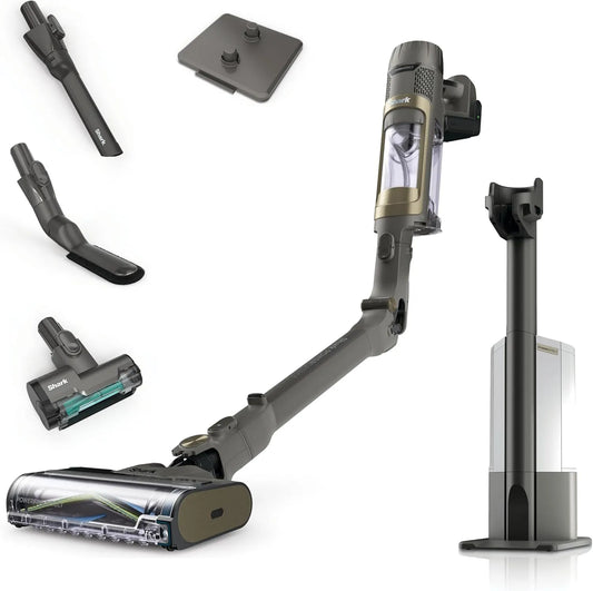 Shark Akku-Staubsauger IP3225EUT, bis 70 Min. Laufzeit, PowerDetect Clean & Empty mit Absaugstation, kabellos, selbstentleerend, für Tierhaare