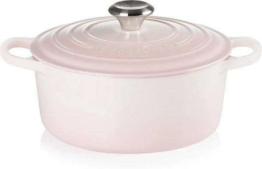 Signature Gusseisen-Bräter mit Deckel 21177247774430 Le Creuset, Ø 24 cm, Volumen: 4,2 l, Gewicht 4,305 kg, Rund, Shell pink