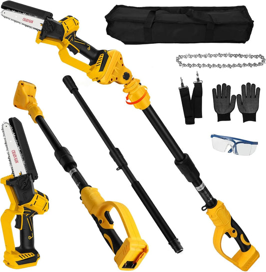 DeWalt Akku Hochentaster Ast Profi-Astsäge kompatibel mit 18V 20V, ohne Akkus
