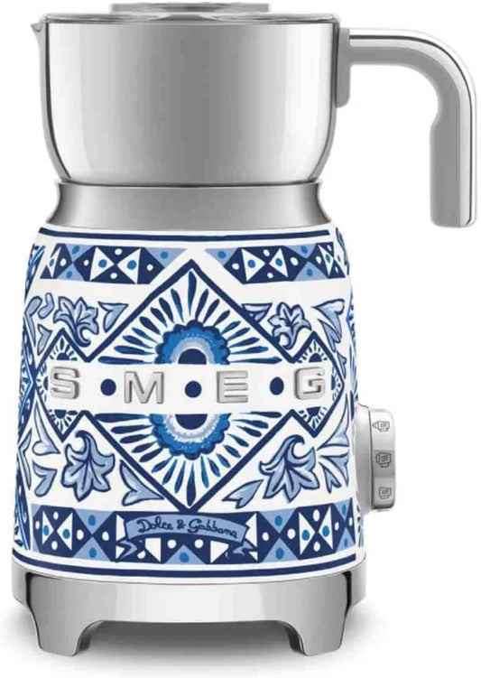 Smeg Modell MFF01DGBEU, Dolce & Gabbana Blu Mediterraneo, Milchaufschäumer, Blau