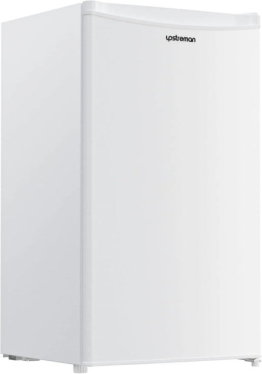 Kühlschrank, Upstreman 91L Kleiner mit Schnellkühlfach, 41 dB Leiser Betrieb, 5 Temperaturstufen, 1-8℃, Energieeffizient, Büro