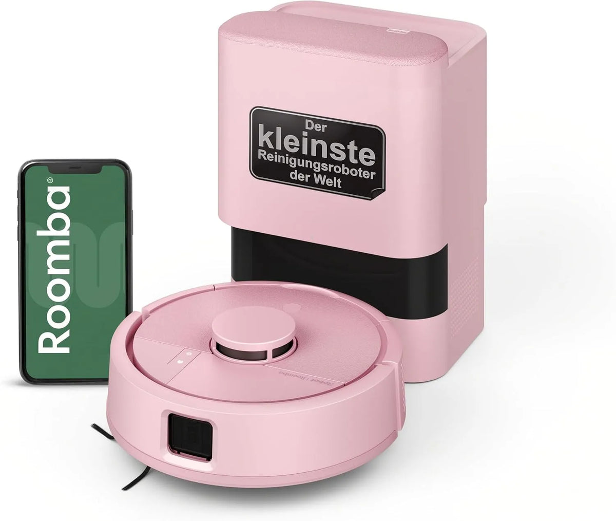 Mini Saug- & Wischroboter + AutoEmpty Dock iRobot Roomba, Rosa
