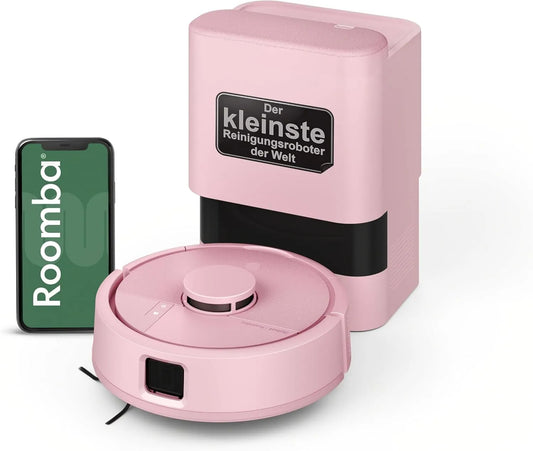 Mini Saug- & Wischroboter + AutoEmpty Dock iRobot Roomba, Rosa