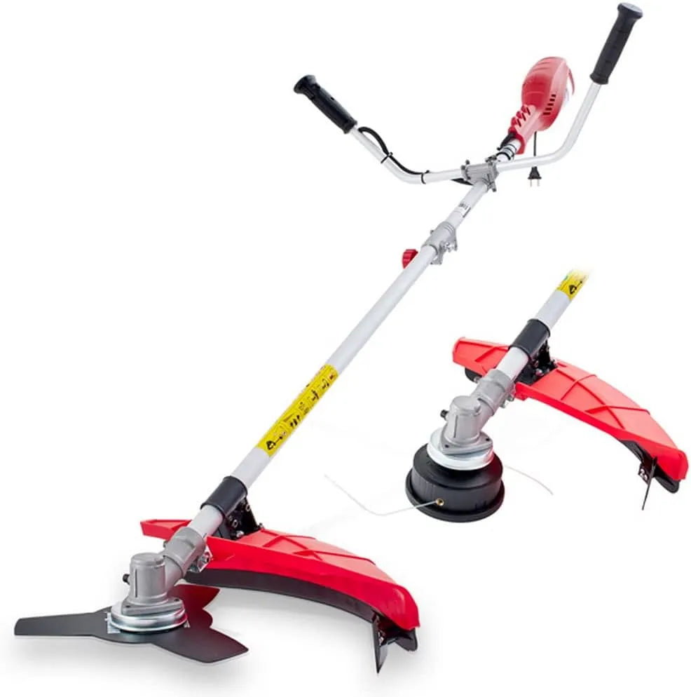 Motorsense HECHT Elektro Freischneider, 42 cm und 25,4 cm Schnittkreis, leistungsstark mit 1400 Watt, leichte Handhabung, Antivibrationsgriff