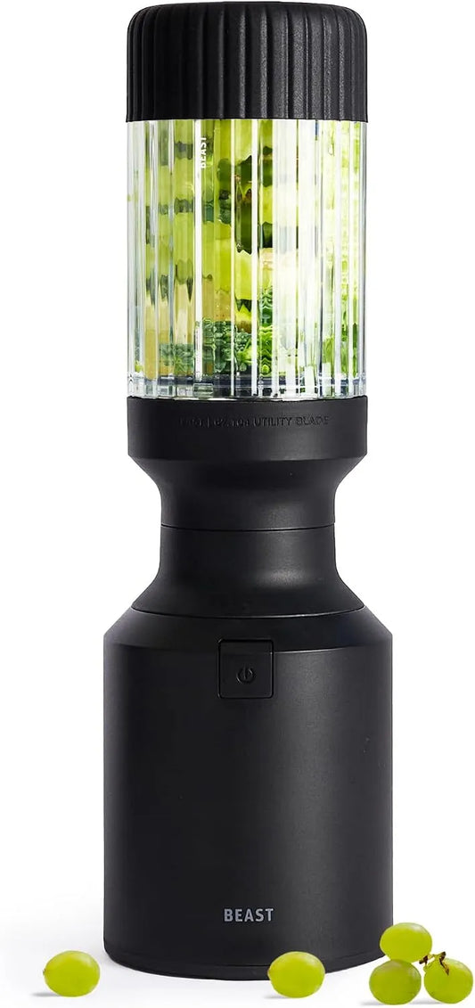 Standmixer, Fassungsvermögen 640 ml, To-go Trink, Mixer für Smoothies, Mini Blender, BEAST Smoothie Maker 850W, und Aufbewahrungsdeckel
