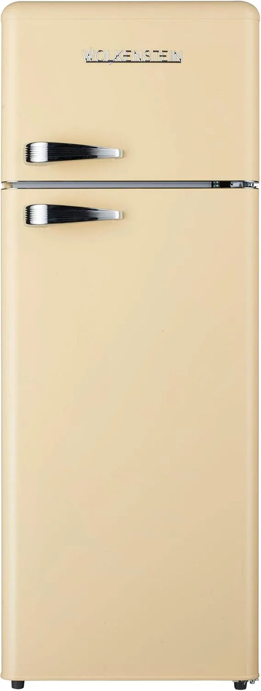 Kühlschrank GK212.4RT SC211, Fassungsvermögen 39 Liter 4 Sterne Gefrierfach, Nostalgie Design, in freistehender Ausführung, Nur 41 dB, LED-Beleuchtung