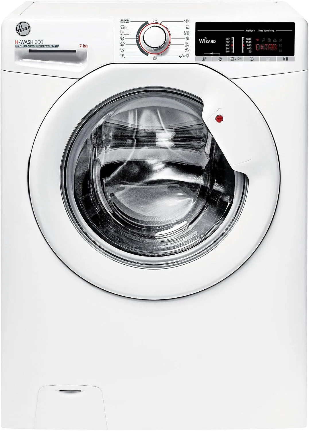 Hoover Waschmaschine H-WASH 300 H3WS4 275TE/1-S, Gewicht 7 kg, Tiefe nur 45 cm, 1200 U, All in One Programm, Min, ActiveSteam Dampffunktion